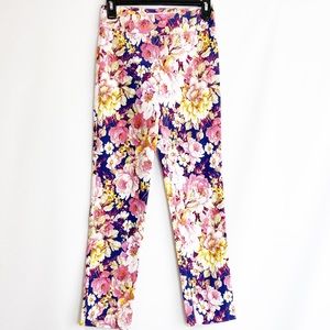 Margaret M floral print slimming pants S